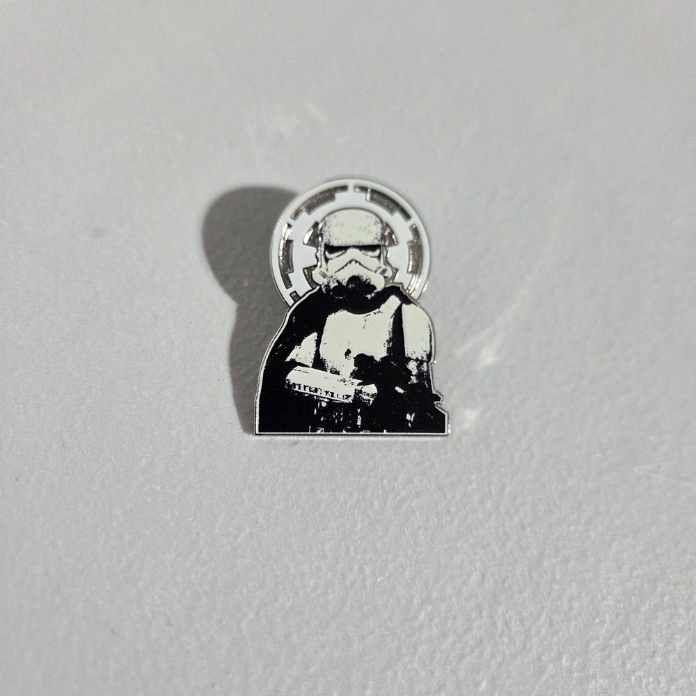 Disney Pin Unisex OS Black White Star Wars Stormtrooper Imperial Enamel Lapel